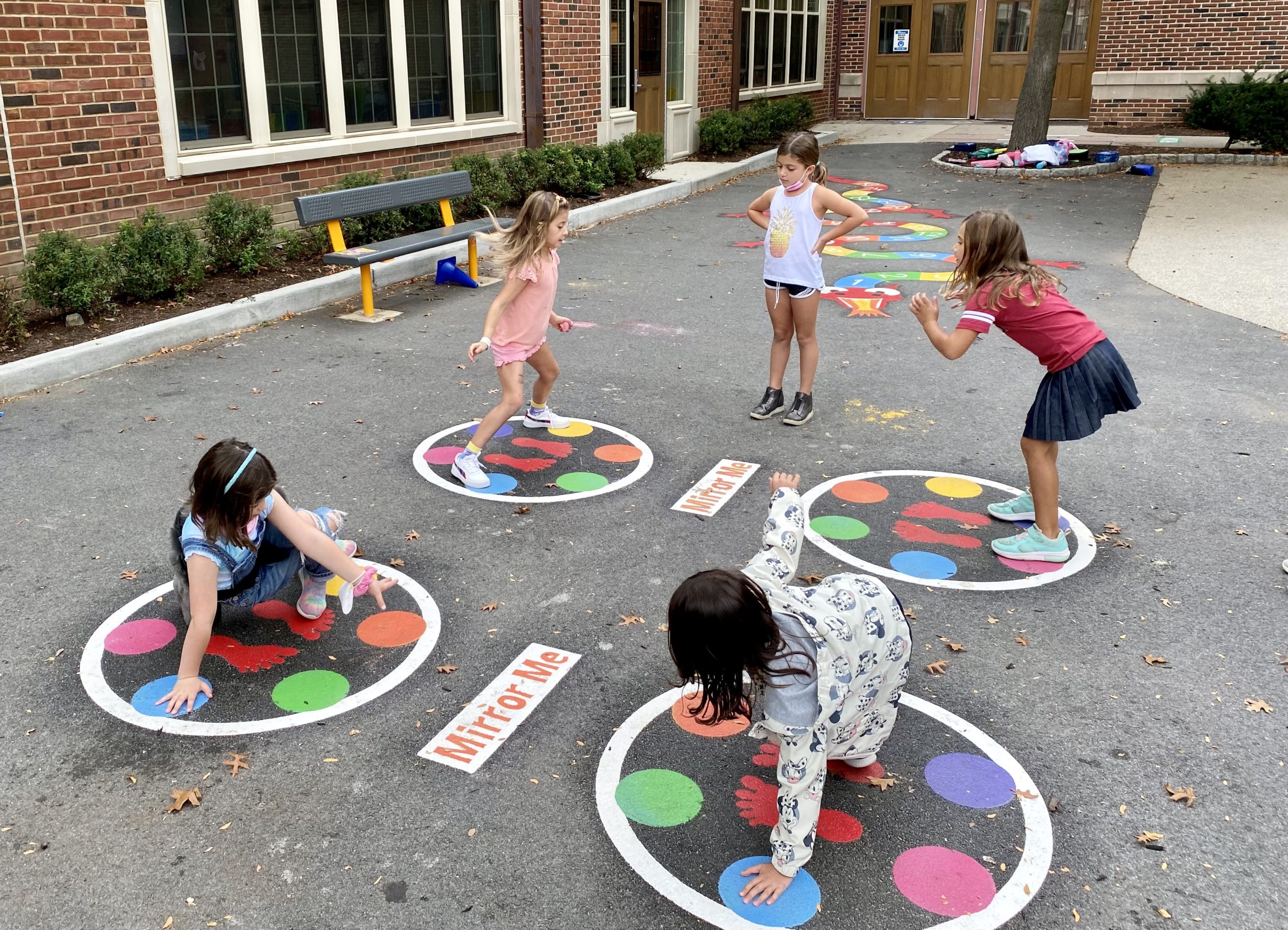 New Vibrant Designs Revitalize Elementary School Playground